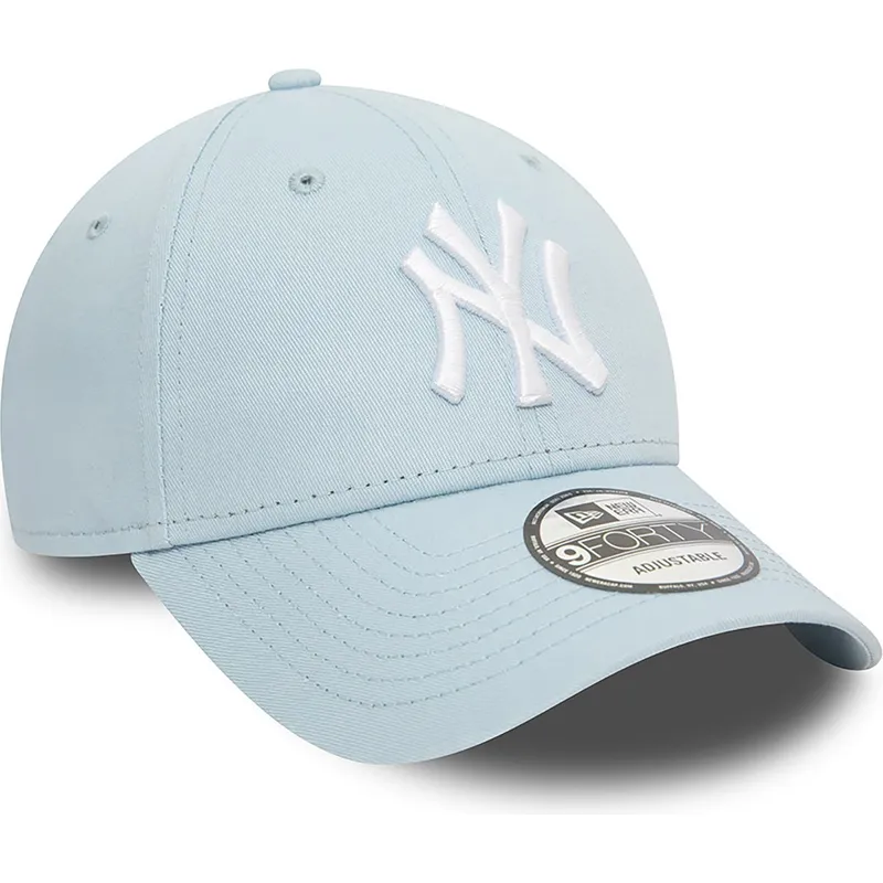 new-era-9forty-league-essential-verstellbare-hellblaue-kappe-der-new-york-yankees-mlb