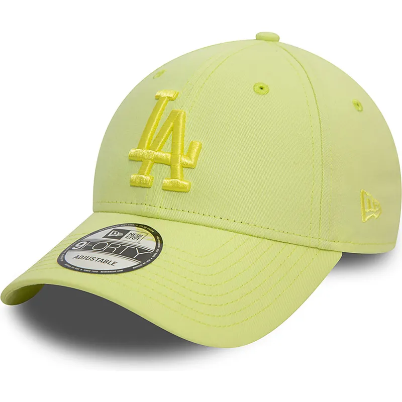 cepice-zaoblena-zelena-nastavitelny-9forty-league-essential-los-angeles-dodgers-mlb-new-era
