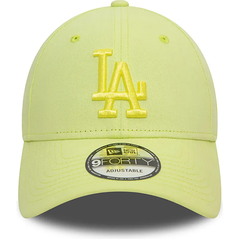 cepice-zaoblena-zelena-nastavitelny-9forty-league-essential-los-angeles-dodgers-mlb-new-era