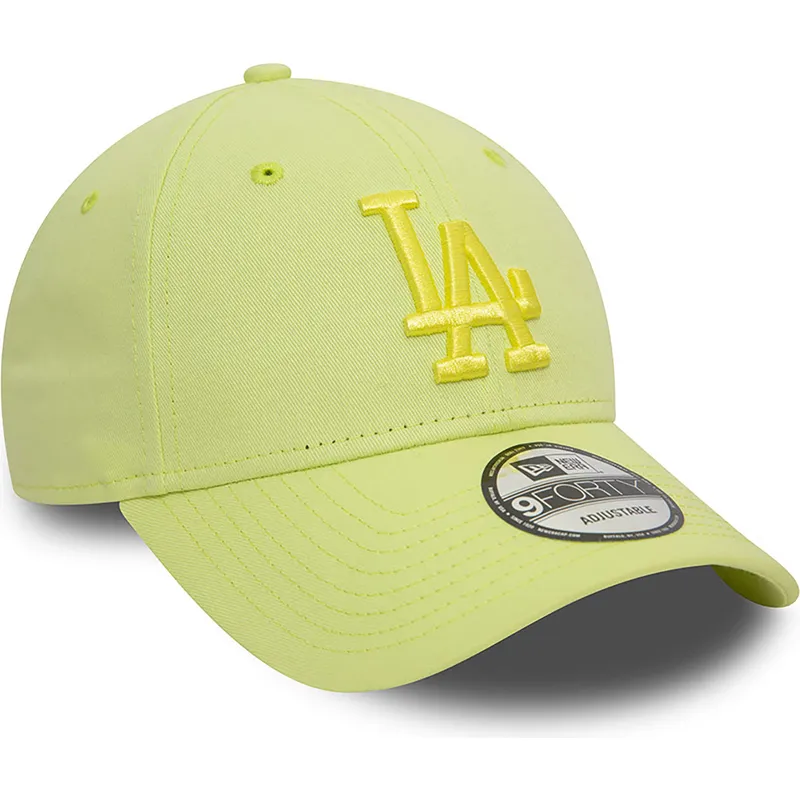 cepice-zaoblena-zelena-nastavitelny-9forty-league-essential-los-angeles-dodgers-mlb-new-era