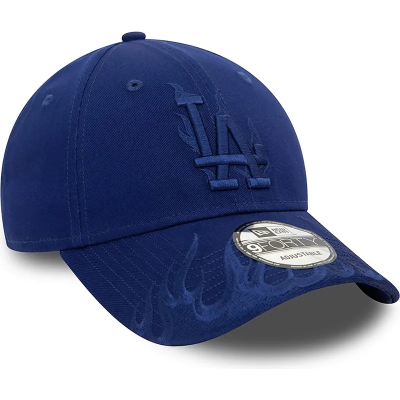 cepice-zaoblena-modra-nastavitelny-9forty-flame-los-angeles-dodgers-mlb-new-era
