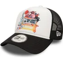cepice-zaoblena-cerna-snapback-bugs-bunny-and-his-friends-a-frame-looney-tunes-new-era