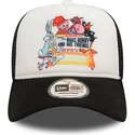 cepice-zaoblena-cerna-snapback-bugs-bunny-and-his-friends-a-frame-looney-tunes-new-era