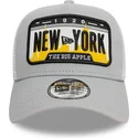 new-era-a-frame-license-plate-cities-and-beaches-new-york-grey-trucker-hat