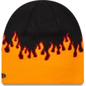 cepice-cerna-skull-knit-flame-new-era