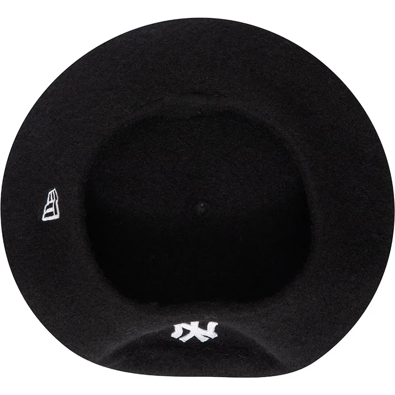 schwarze-damen-baskenmutze-wool-beret-der-new-york-yankees-mlb-von-new-era