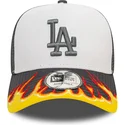 weiss-graue-trucker-cap-a-frame-flame-los-angeles-dodgers-mlb-von-new-era