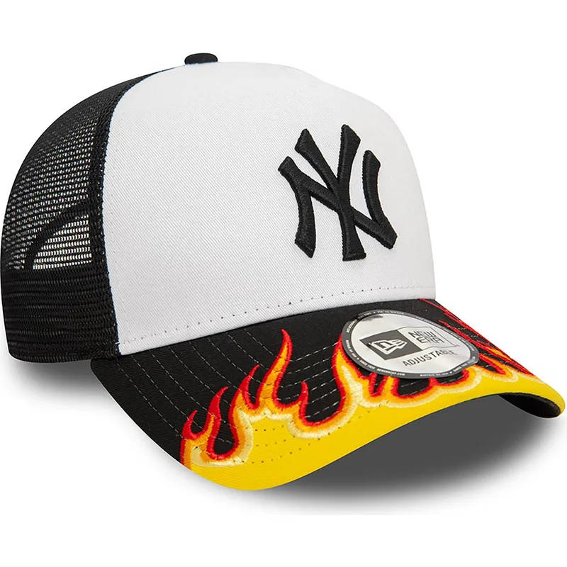 cepice-zaoblena-bila-snapback-a-frame-flame-new-york-yankees-mlb-new-era cepice-zaoblena-bila-snapback-a-frame-flame-new-york-yankees-mlb-new-era
