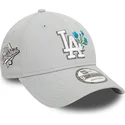 new-era-curved-brim-9forty-flower-icon-los-angeles-dodgers-mlb-grey-adjustable-cap