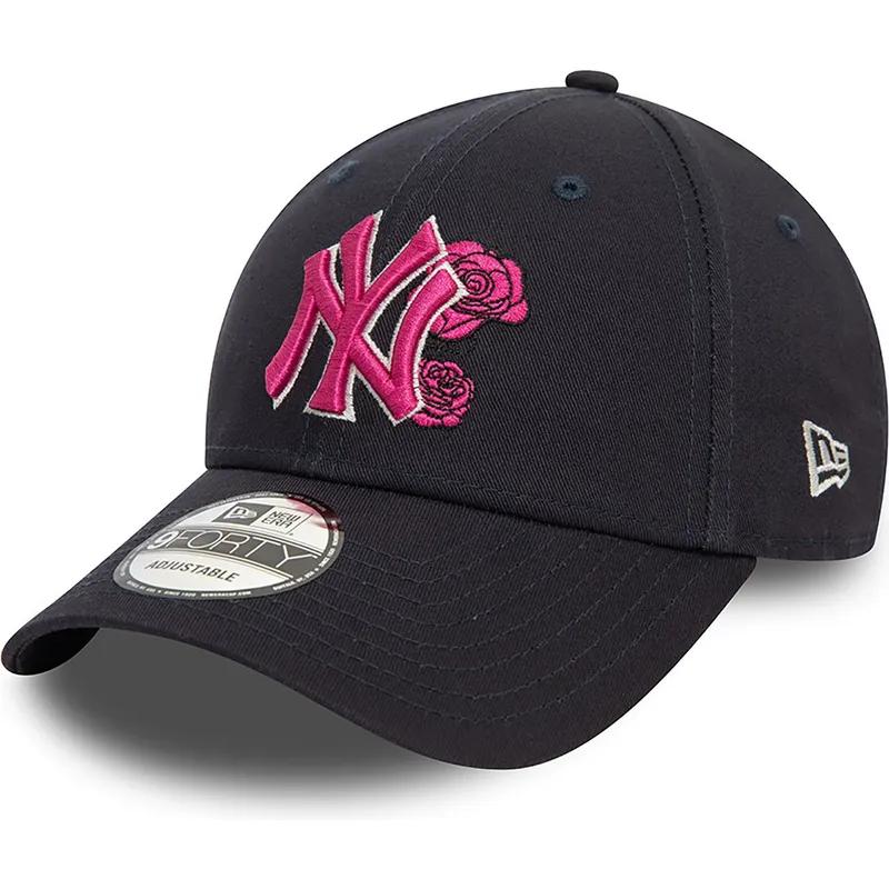 cepice-zaoblena-namornicka-modra-nastavitelny-rosa-9forty-flower-icon-new-york-yankees-mlb-new-era
