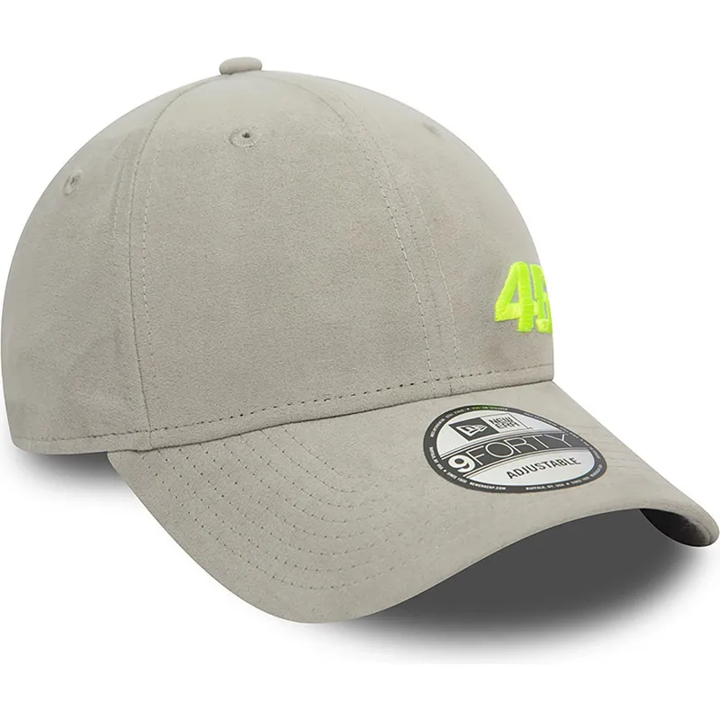 cepice-zaoblena-seda-nastavitelny-9forty-suede-valentino-rossi-vr46-motogp-new-era