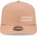 beige-snapback-kappe-mit-gebogenem-schirm-9fifty-seasonal-flower-von-red-bull-racing-formula-1-von-new-era