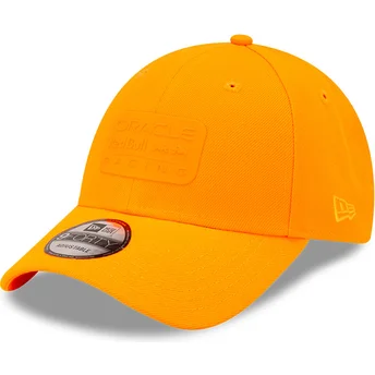 New Era Curved Brim 9FORTY Neon Red Bull Racing Formula 1 Orange Adjustable Cap