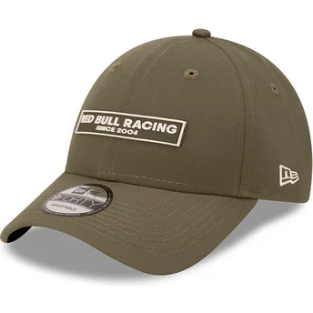 Grön böjd justerbar keps 9FORTY REPREVE Wordmark från Red Bull Racing Formula 1 av New Era