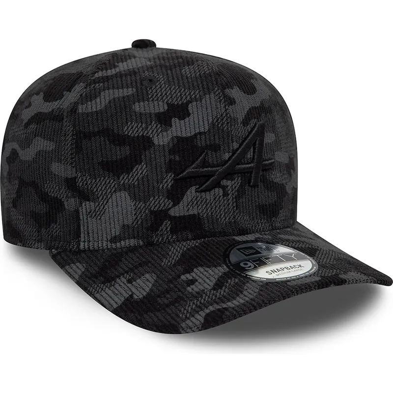 cepice-zaoblena-cerna-snapback-9fifty-camo-cord-alpine-f1-team-formula-1-new-era