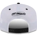 new-era-curved-brim-golfer-chrome-logo-los-angeles-dodgers-mlb-white-and-black-snapback-cap