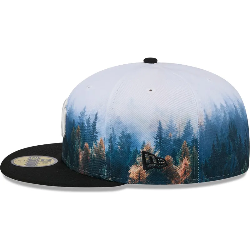 schwarze-enganliegende-59fifty-photoreal-flatcap-der-new-york-yankees-mlb-von-new-era