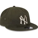 verstellbare-grune-flache-kappe-9fifty-waxed-canvas-der-new-york-yankees-mlb-von-new-era