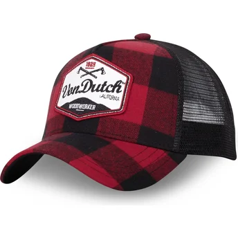 von-dutch-rote-und-schwarze-trucker-kappe-car01