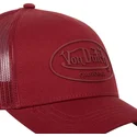 von-dutch-log05-red-trucker-hat