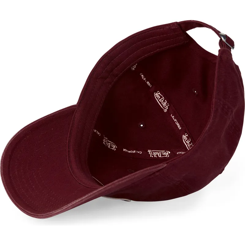 cepice-zaoblena-cervena-nastavitelny-log-bur-von-dutch