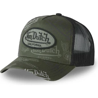 Cap zaoblená green snapback Von Dutch