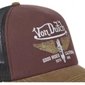 von-dutch-crew18-vinrod-svart-och-brun-truckerkeps