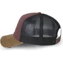 von-dutch-crew18-kastanienbraune-schwarze-und-braune-trucker-kappe