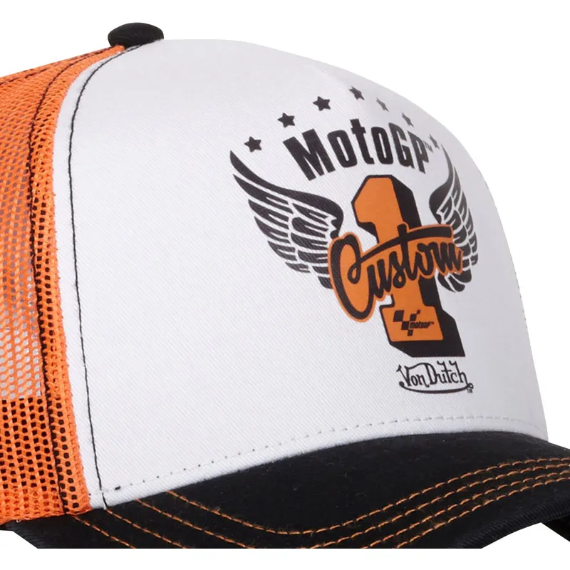 vit-orange-och-svart-trucker-keps-moto-ct-20-motogp-fran-von-dutch
