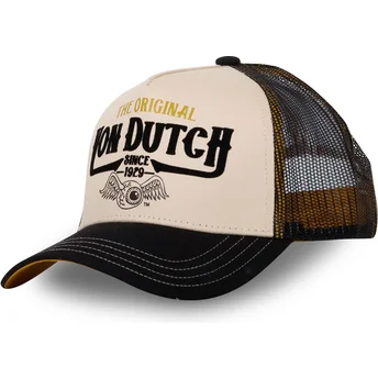 Cap zaoblená black snapback Von Dutch