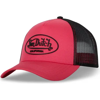 Čepice zaoblená žádné zvíře růžová snapback Von Dutch