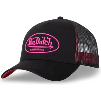 Svart och rosa trucker-keps DOM P från Von Dutch