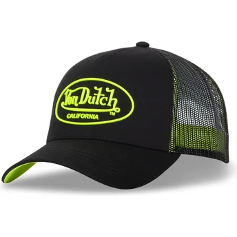Čepice zaoblená černá snapback DOM Von Dutch