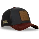 capslab-looney-tunes-loo10-wrr-coyote-och-road-runner-flerfargad-kurvad-snapback-keps