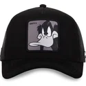 schwarze-trucker-cap-daffy-duck-loo10-duc-looney-tunes-von-capslab