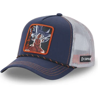 Čepice zaoblená námořnická modrá snapback DBS5 ULT Son Goku Dragon Ball Capslab