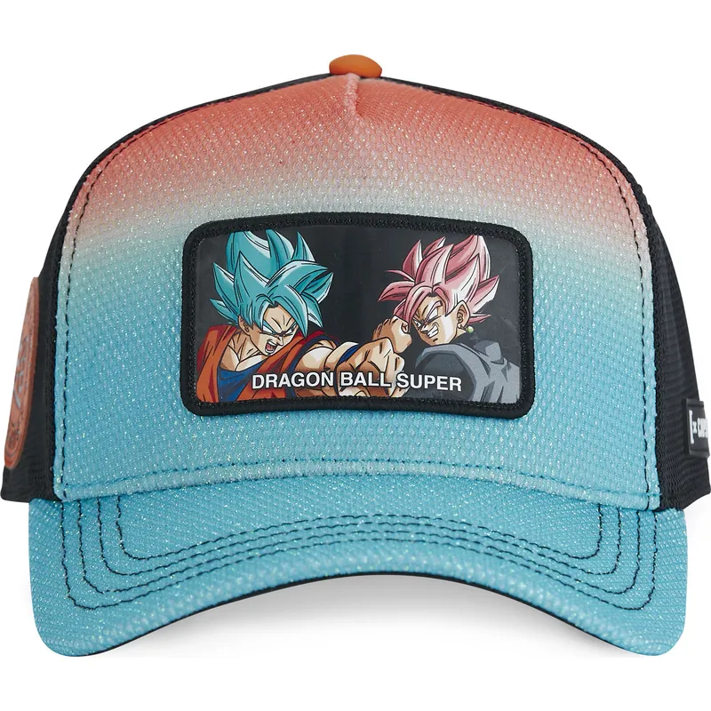 trucker-cap-blau-son-goku-und-goku-black-dbs5-fig-dragon-ball-super-von-capslab