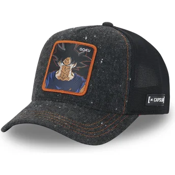 Čepice zaoblená žádné zvíře černá snapback Son Goku Ultra Instinct DBS5 SIG Dragon Ball Son Goku Dragon Ball Capslab