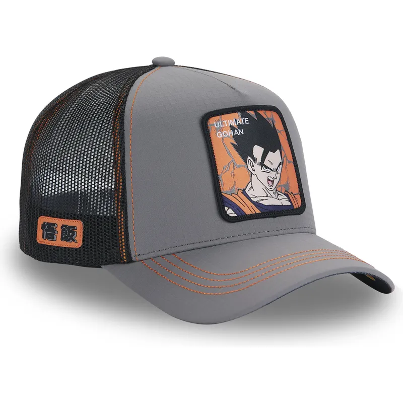cap-zaoblena-gray-snapback-son-gohan-dragon-ball-capslab cap-zaoblena-gray-snapback-son-gohan-dragon-ball-capslab
