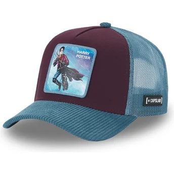 Capslab POT4 Harry Potter Maroon and Blue Trucker Hat