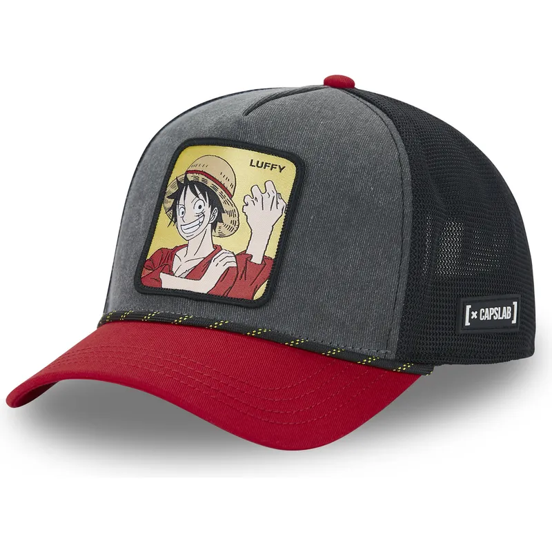trucker-cap-schwarz-und-rot-monkey-d-luffy-op4-mug-one-piece-von-capslab
