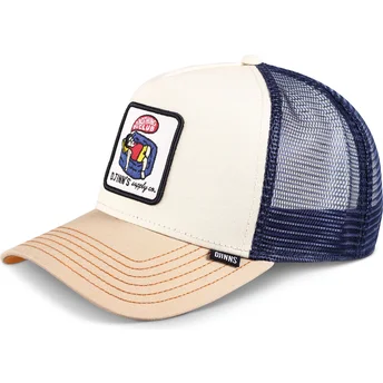 Djinns Trucker Cap Beige und Blau Do Nothing Club HFT DNC 1.2