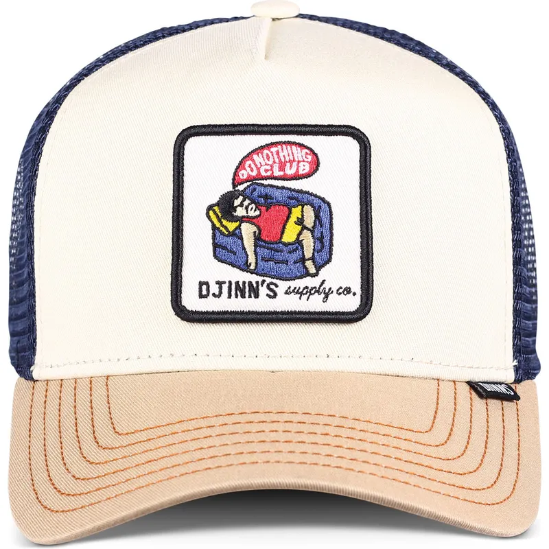 beige-und-blaue-trucker-kappe-do-nothing-club-hft-dnc-12-von-djinns