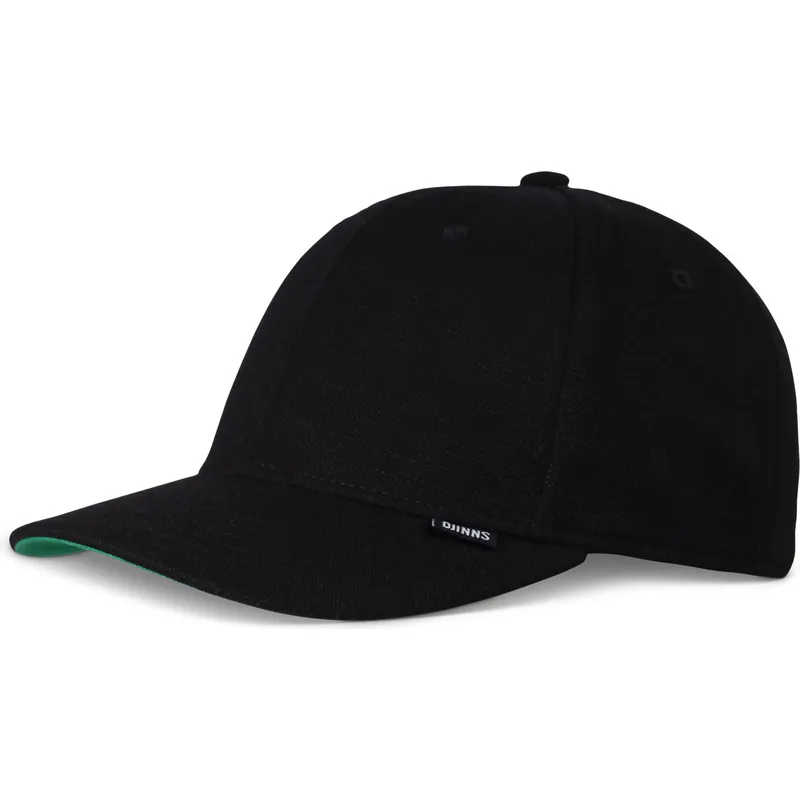 schwarze-verstellbare-curved-cap-truefit-lazy-piquet-von-djinns
