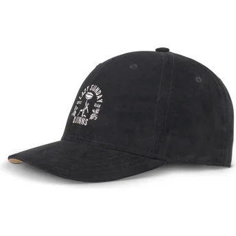 Cap zaoblená black adjustable strap Djinns