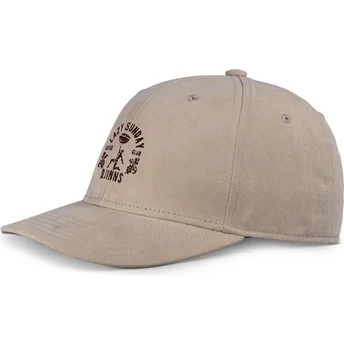 Beige verstellbare TrueFit Lazy Classic Kappe von Djinns