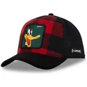 capslab-daffy-duck-loo10-lum-looney-tunes-red-and-black-trucker-hat