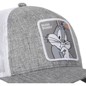 graue-und-weisse-trucker-kappe-bugs-bunny-loo10-bug-looney-tunes-von-capslab