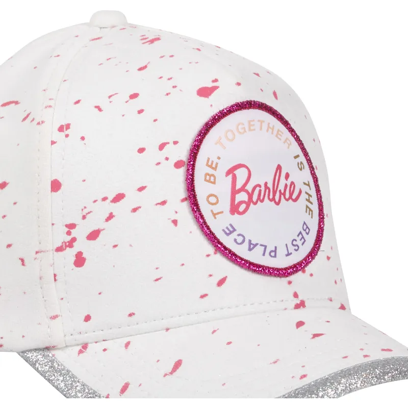 weisse-und-graue-verstellbare-curved-cap-bar2-barbie-von-capslab