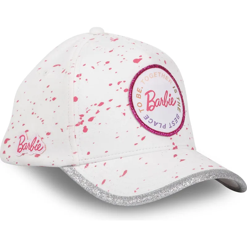 weisse-und-graue-verstellbare-curved-cap-bar2-barbie-von-capslab